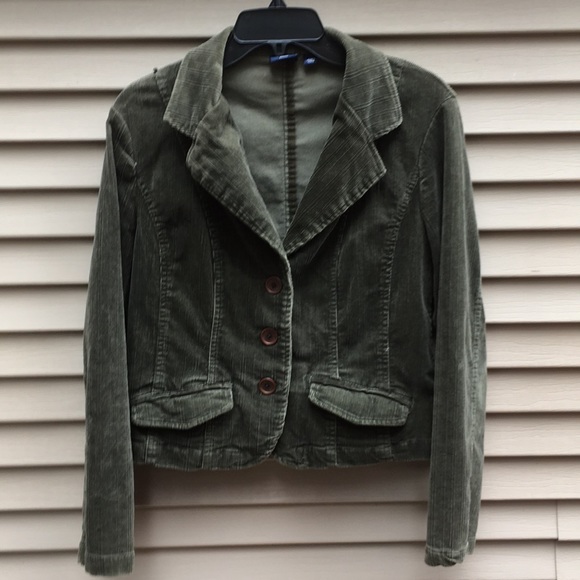 Sonoma Jackets & Blazers - EUC Sonoma forest army green corduroy jacket petite